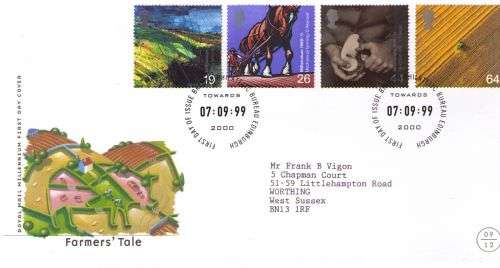 Great Britain 1999 Farmer`s Tale  Royal Mail FDC