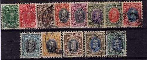 Southern Rhodesia 1931 KGV set of 15  fine used