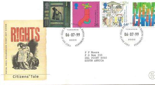 Great Britain 1999 Citizens Tale  First Day Cover