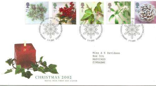 Great Britain 2002 Christmas 2002  First Day Cover