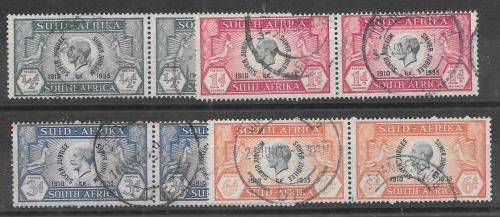 South Africa 1935 KGV Silver Jubilee set of 4  very fine used