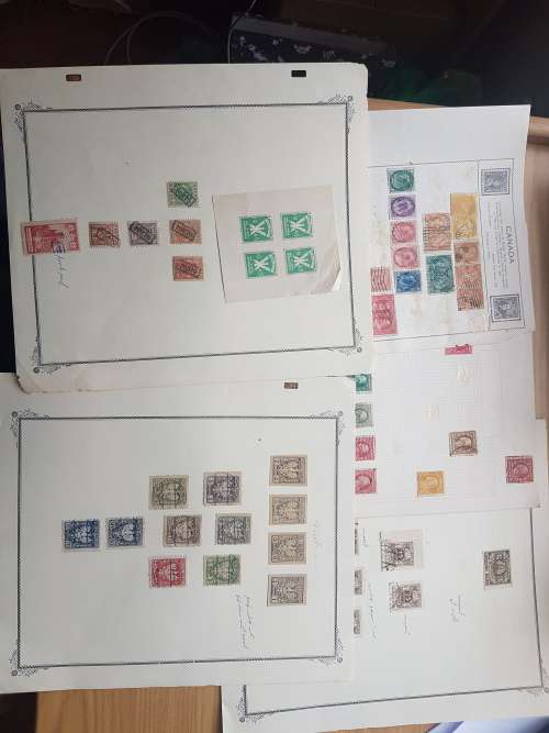 World Stamps ex Estate on over 200 album pages  few stock books and packets 1000's