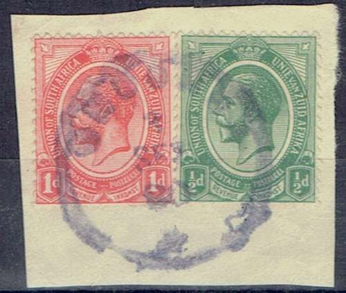 South West Africa - WWI South Africa Occupation with Ondonga canceller