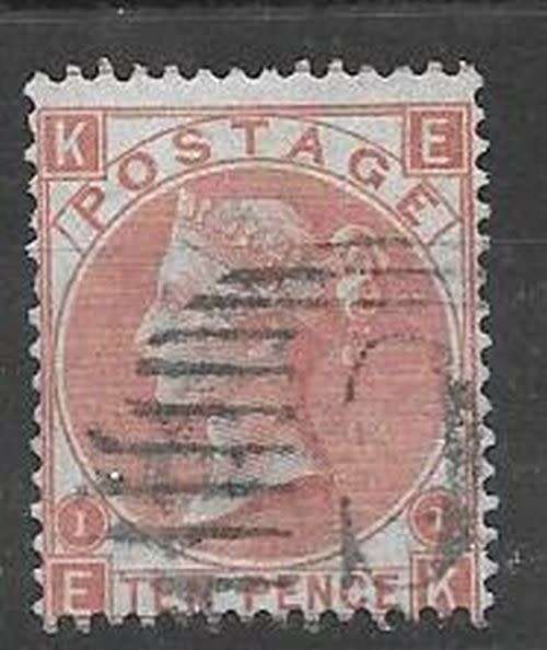 British Levant GB used on Turkey QV 10d with C canceller very fine used