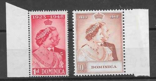 Dominica 1948 RSW set of 2 very fine unmounted mint