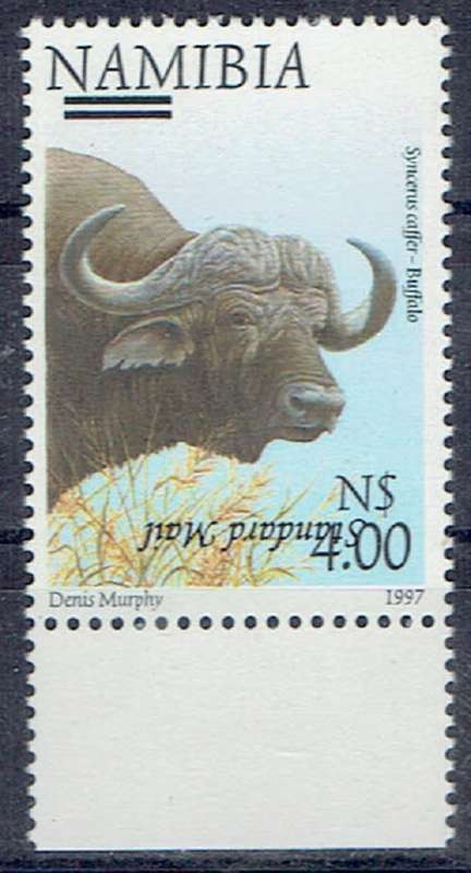 Namibia 2007 Standard Mail on $4 inverted overprint superb unmounted mint
