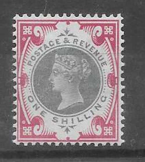 Great Britain 1887 QV Jubilee 1s green and carmine very fine unmounted mint