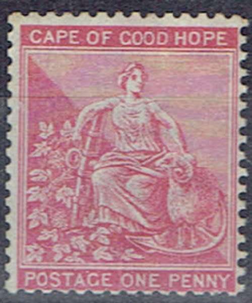 Cape of Good Hope 1871 Wmk CC 1d pale carmine red very fine mint scarce