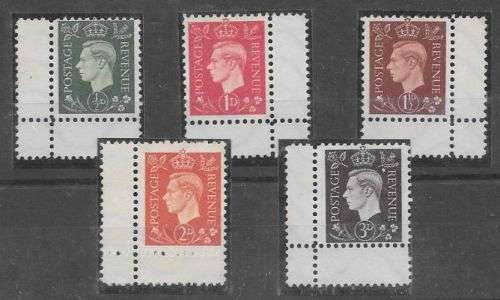 Great Britain 1940 WWII set of 5 Propaganda forgeries variety very fine unused