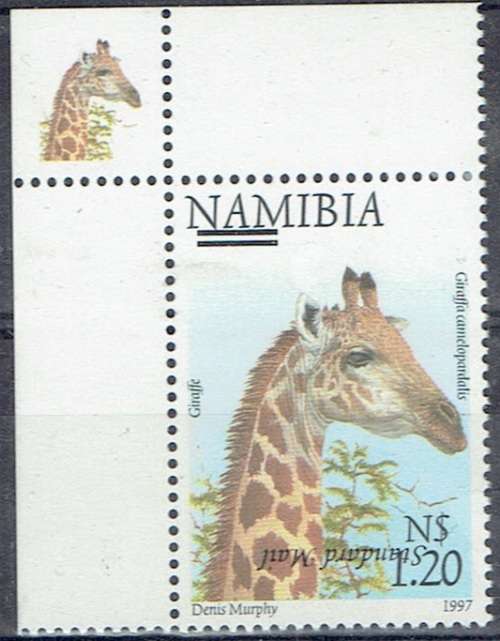 Namibia 2007 Standard Mail on $1.20 inverted overprint superb unmounted mint