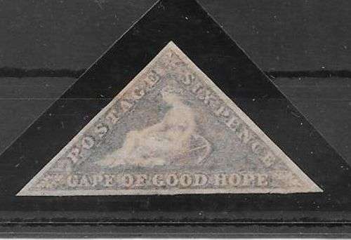 Cape of Good Hope 1855 PB 6d pale rose lilac fine mint
