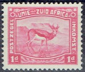 South Africa 1923 Harrison Essay 1d carmine very fine unused no gum as issued