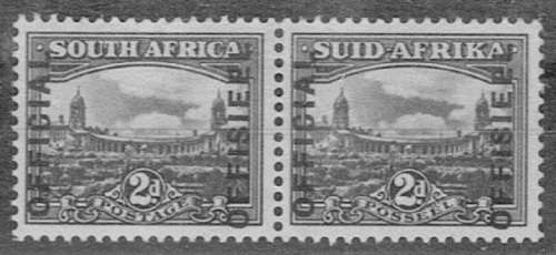 South Africa  Officials 1949 2d overprint reading upwards superb unmounted mint rare stamp