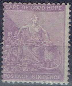 Cape of Good Hope 1864 6d violet very fine mint