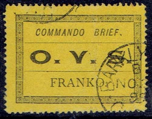Orange River Colony 1899 Military Frank forgery fine used with Barkley West cds