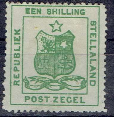 Bechuanaland Stellaland 1884 1s green single fine mint