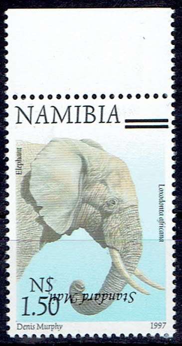 Namibia 2007 Standard Mail on $1.50 inverted overprint superb unmounted mint