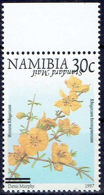 Namibia 2007 Standard Mail on 30c inverted overprint superb unmounted mint