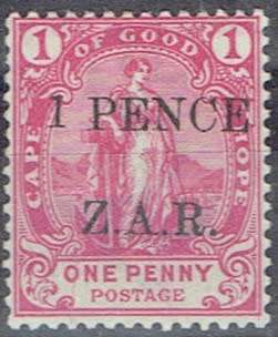 Cape of Good Hope Vryburg 1899 Boer Occupation 1d rose very fine mint