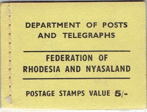 Rhodesia and Nyasaland 1955 QEII Booklet complete fine unmounted mint