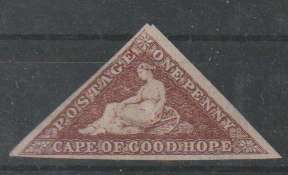 Cape of Good Hope 1863 DLR 1d brownish red superb mint