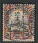 South West Africa 1906 Yacht watermark 30Pfg cream paper fine used