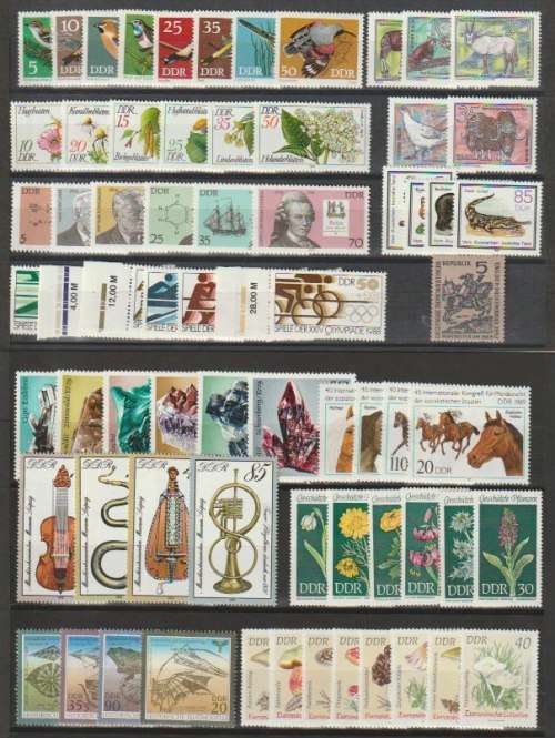 Germany East  Collection of very fine unmounted mint
