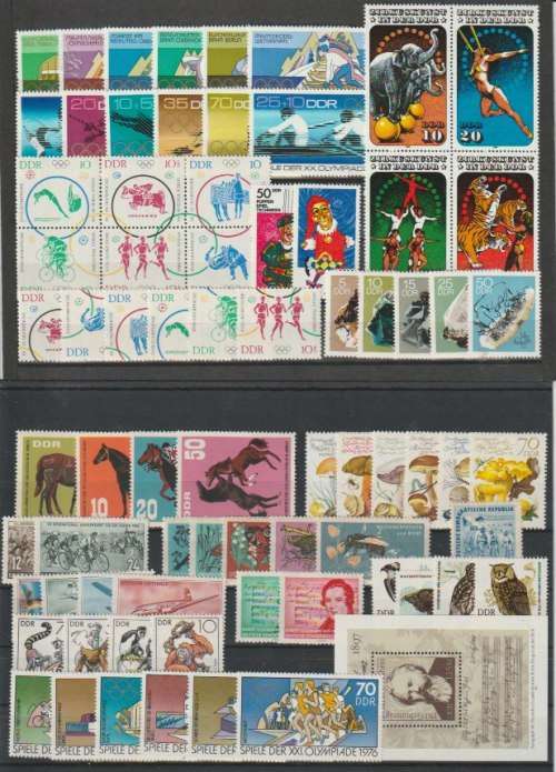 Germany East  Collection of very fine unmounted mint