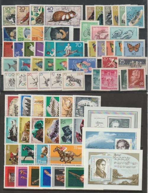 Germany East  Collection of very fine unmounted mint