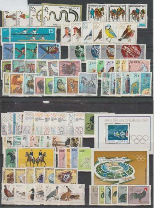 Germany East  Collection of very fine unmounted mint