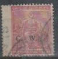 Griqualand West 1877 G.W. 1d carmine-red left winged margin copy, very fine used
