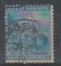 Griqualand West 1877 G.W. 4d dull blue, very fine used
