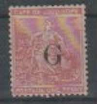 Griqualand West 1877/78 1d carmine-red optd Type 1a very fine mint