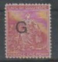 Griqualand West 1877/78 1d carmine-red optd Type 6 very fine mint