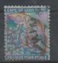 Griqualand West 1877/78 4d without frame line optd Type 1a very fine used