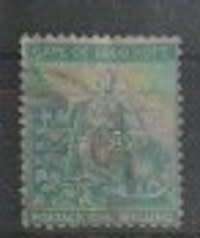 Griqualand West 1877/78 1s green overprinted Type 4 fine used