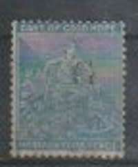 Griqualand West 1877/78 4d dull blue without frame line optd Type 7 fine used