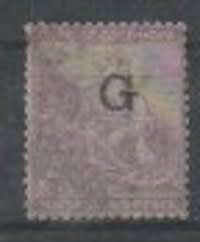 Griqualand West 1877/78 6d deep lilac optd Type 11 fine used
