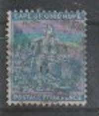 Griqualand West 1878 4d dull blue, no frame line,  optd Type 15 fine used