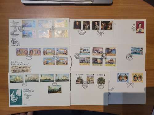 Jersey small first day cover collection fine to very fine lot