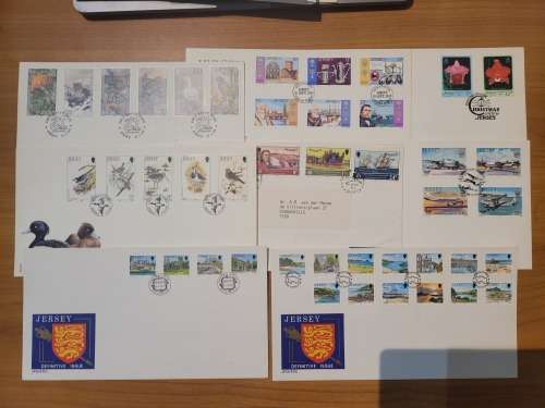 Jersey small first day cover collection fine to very fine lot