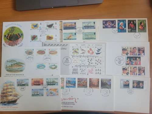 Guernsey small first day cover collection fine to very fine lot