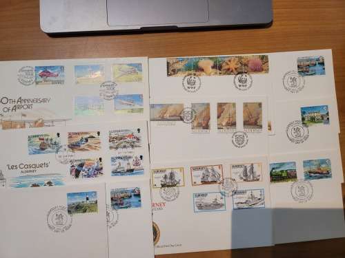 Alderney small mainly first day cover collection fine to very fine lot