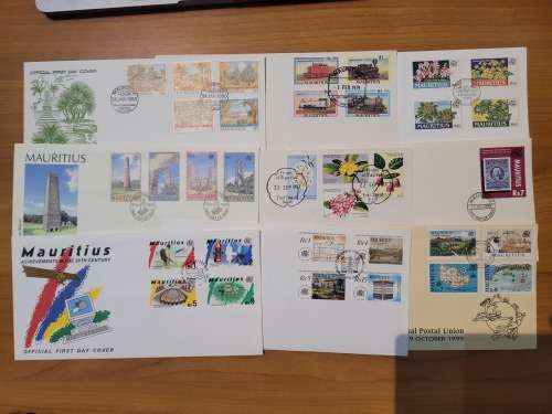 Mauritius small  first day cover collection fine to very fine lot