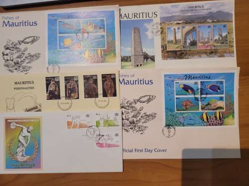 Mauritius small  first day cover collection fine to very fine lot