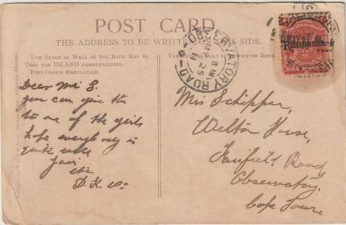 Rhodesia BSAC 1911 Salisbury Pioneer Street picture postcard fine
