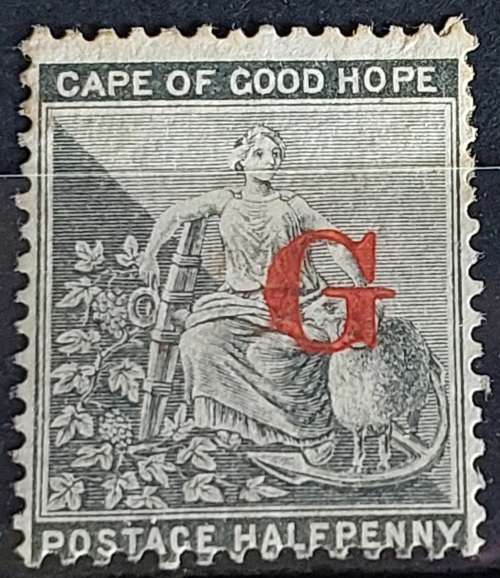 Griqualand West 1877/78 1/2d grey black optd Type 1a very fine mint