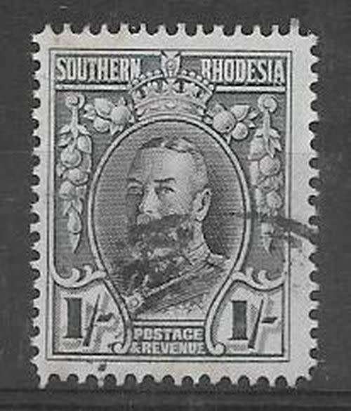Southern Rhodesia 1931 KGV 1s perf 14  very fine used