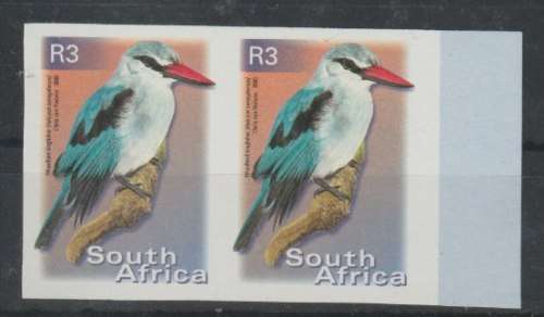 South Africa 2000 7th Definitive R3 imperforate pair very fine  unmounted mint