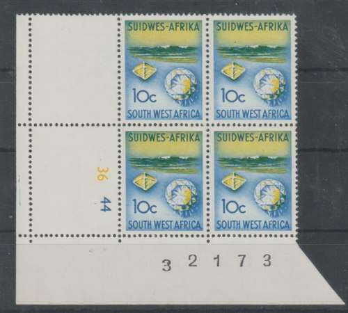 South West Africa 1968 1st Definitive Harrison 10c, c/blk of 4  very fine unmounted mint